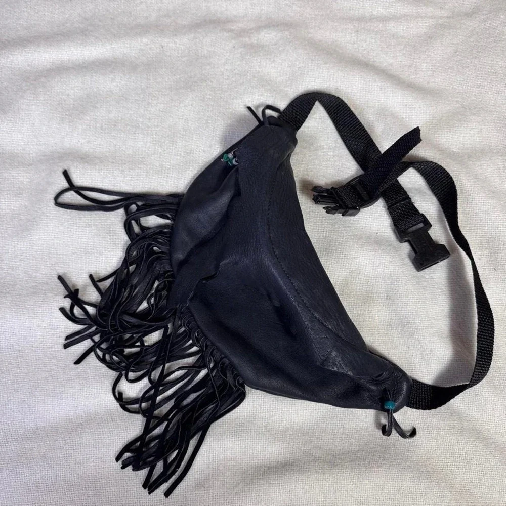 Boho Spirit Works Artisan Lambskin Fanny Pack Belt Bag - Made in USA